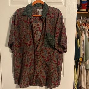 vintage button up